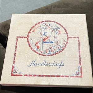 Lot of 4 Vintage Charming Handkerchiefs
